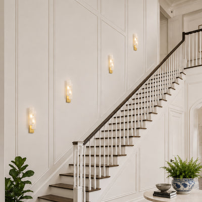Gemina Alabaster Wall Sconce