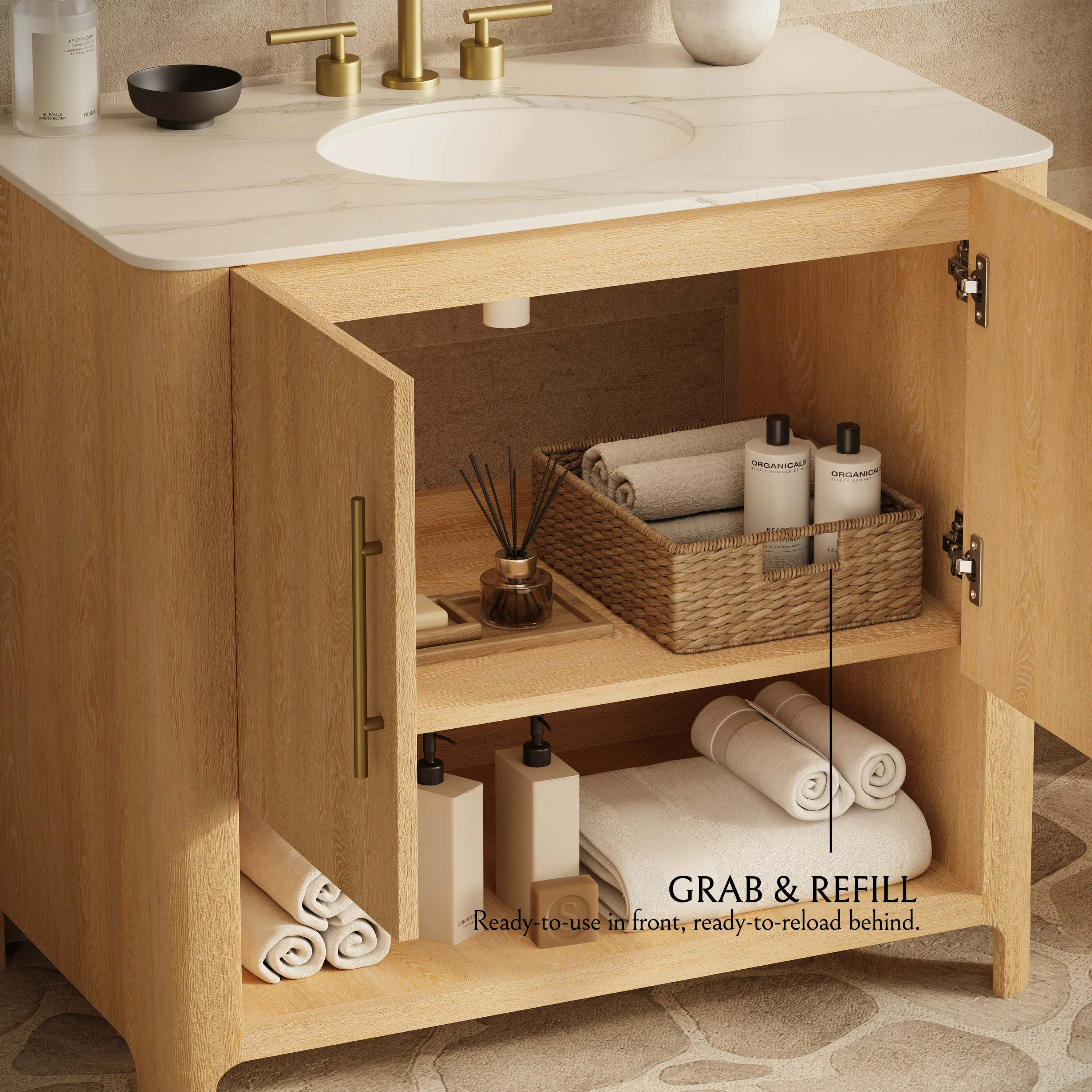 Jude Bathroom Vanity 92cm W