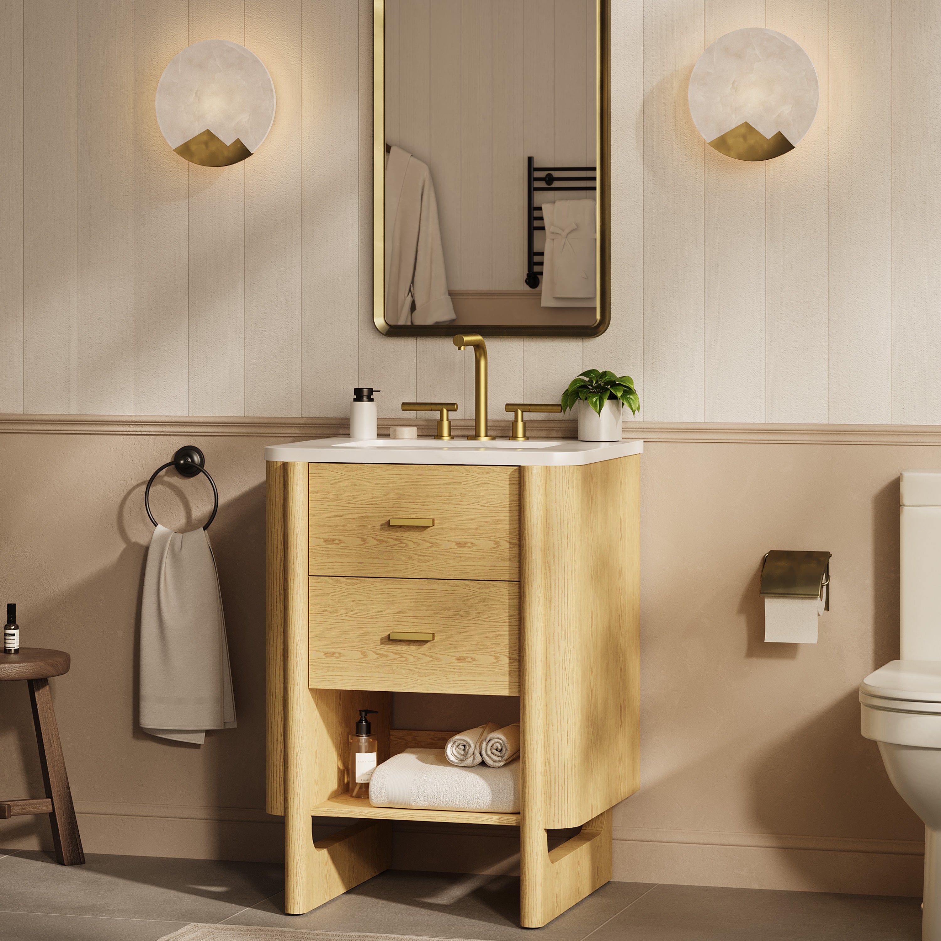 Silas Bathroom Vanity 61cm W