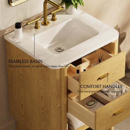 Silas Bathroom Vanity 61cm W