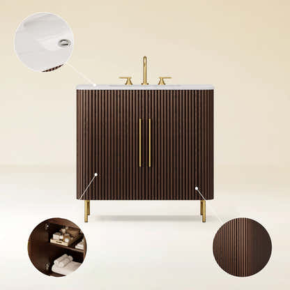 Riley Bathroom Vanity 36"W