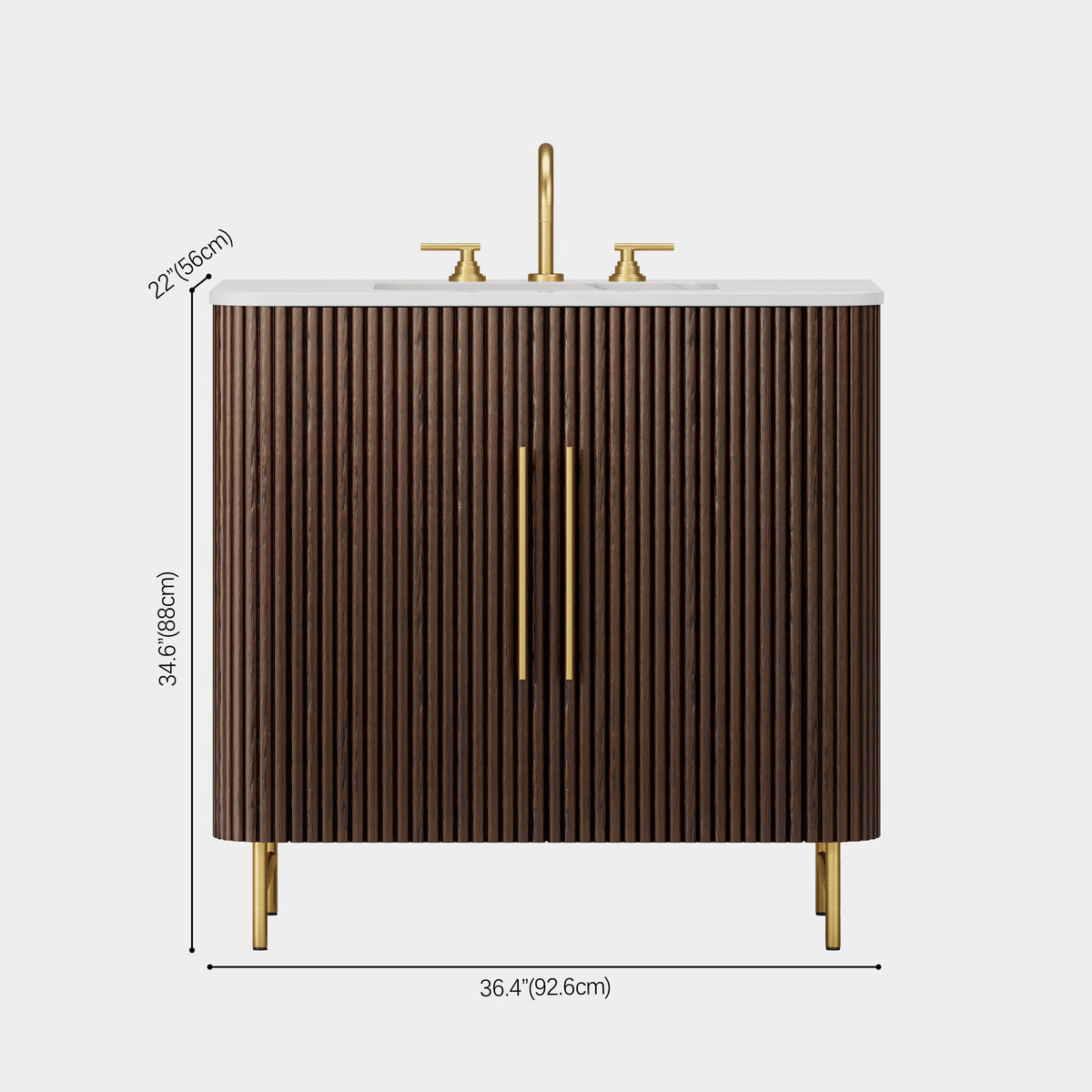 Riley Bathroom Vanity 36"W