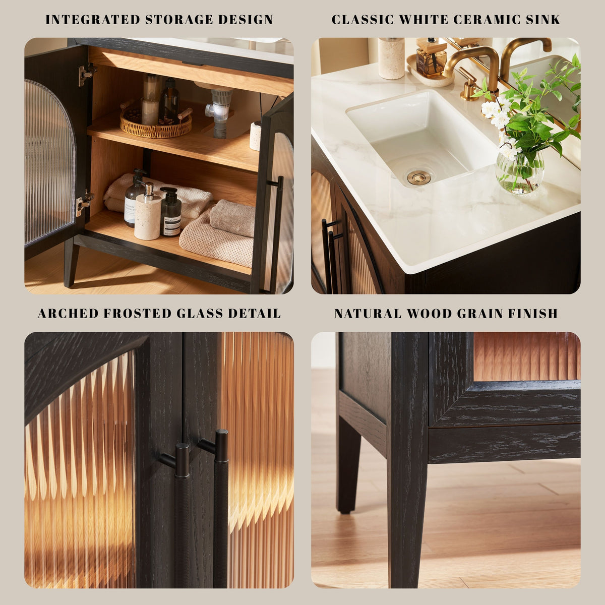 Alvar Arched Bathroom Vanity 32"