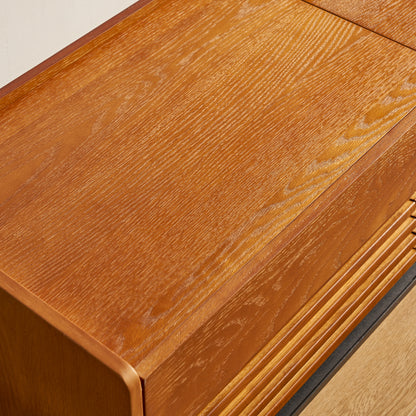 Devon Oak Media Console  70.8"