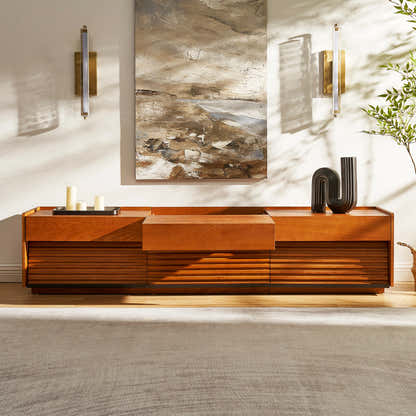 Devon Oak Media Console  71"