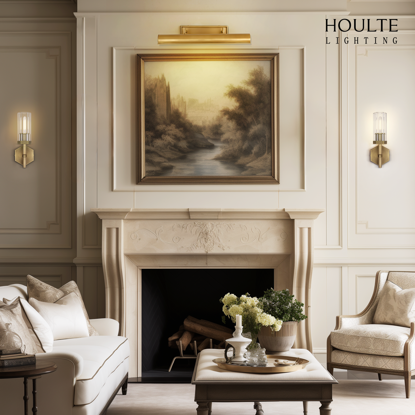 Galleria Brass/Bronze Picture Light 18"