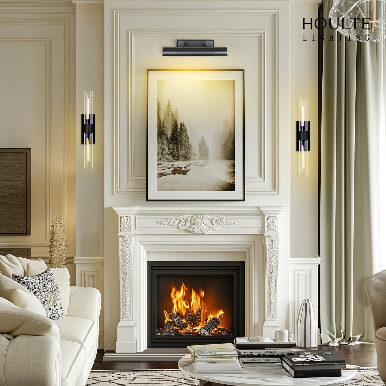 Galleria Brass/Bronze Picture Light 18"
