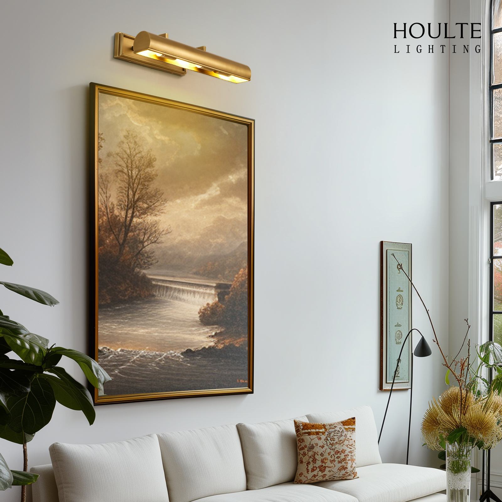 Galleria Brass/Bronze Picture Light 24"