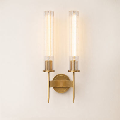 Bellmere 2 Lights Glass Wall Sconce
