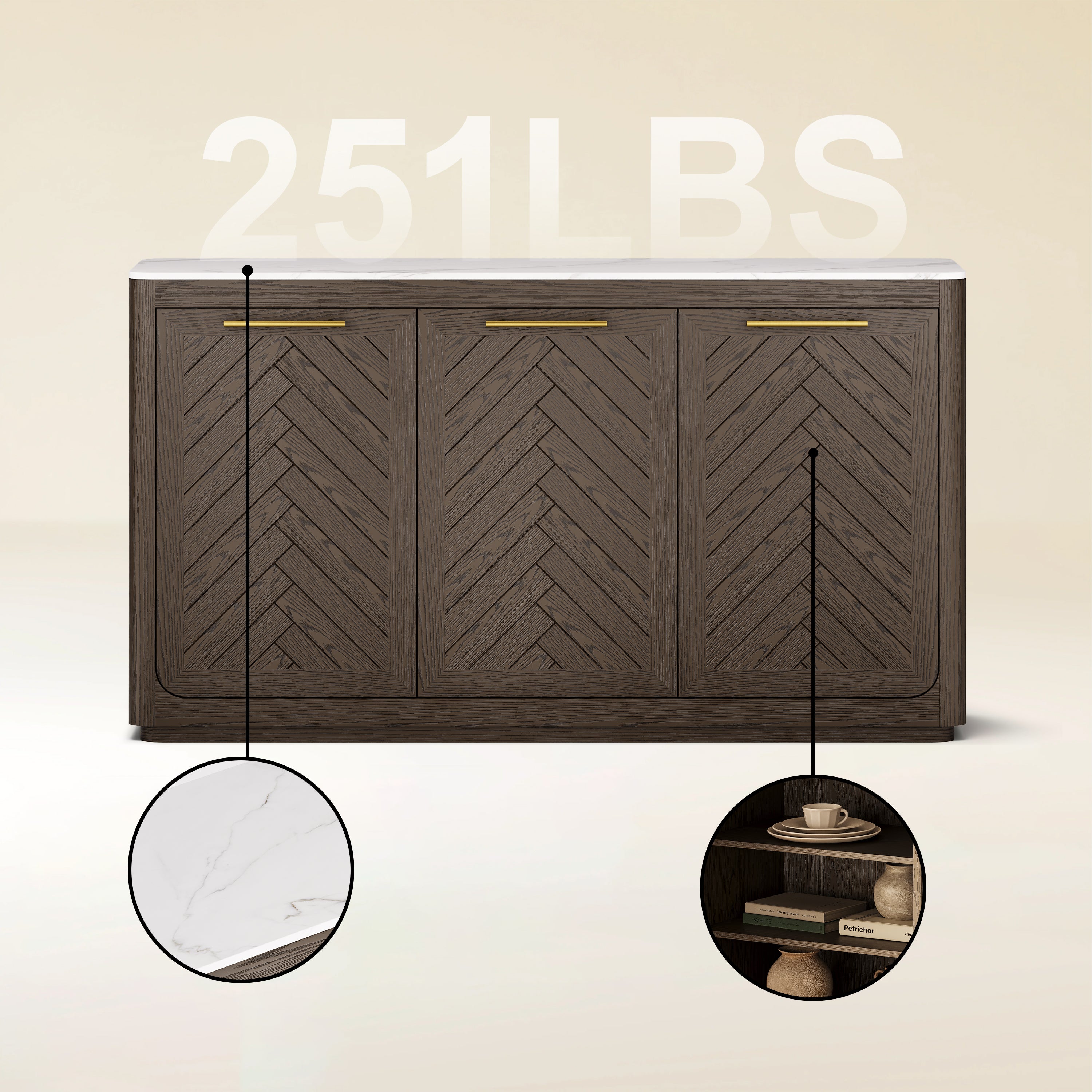 Herringline Sideboard 57"W