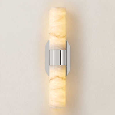 Calyndra Resin Cylinder Wall Sconce 18"-23"H 