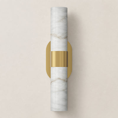 Calyndra Resin Cylinder Wall Sconce 18"-23"H 