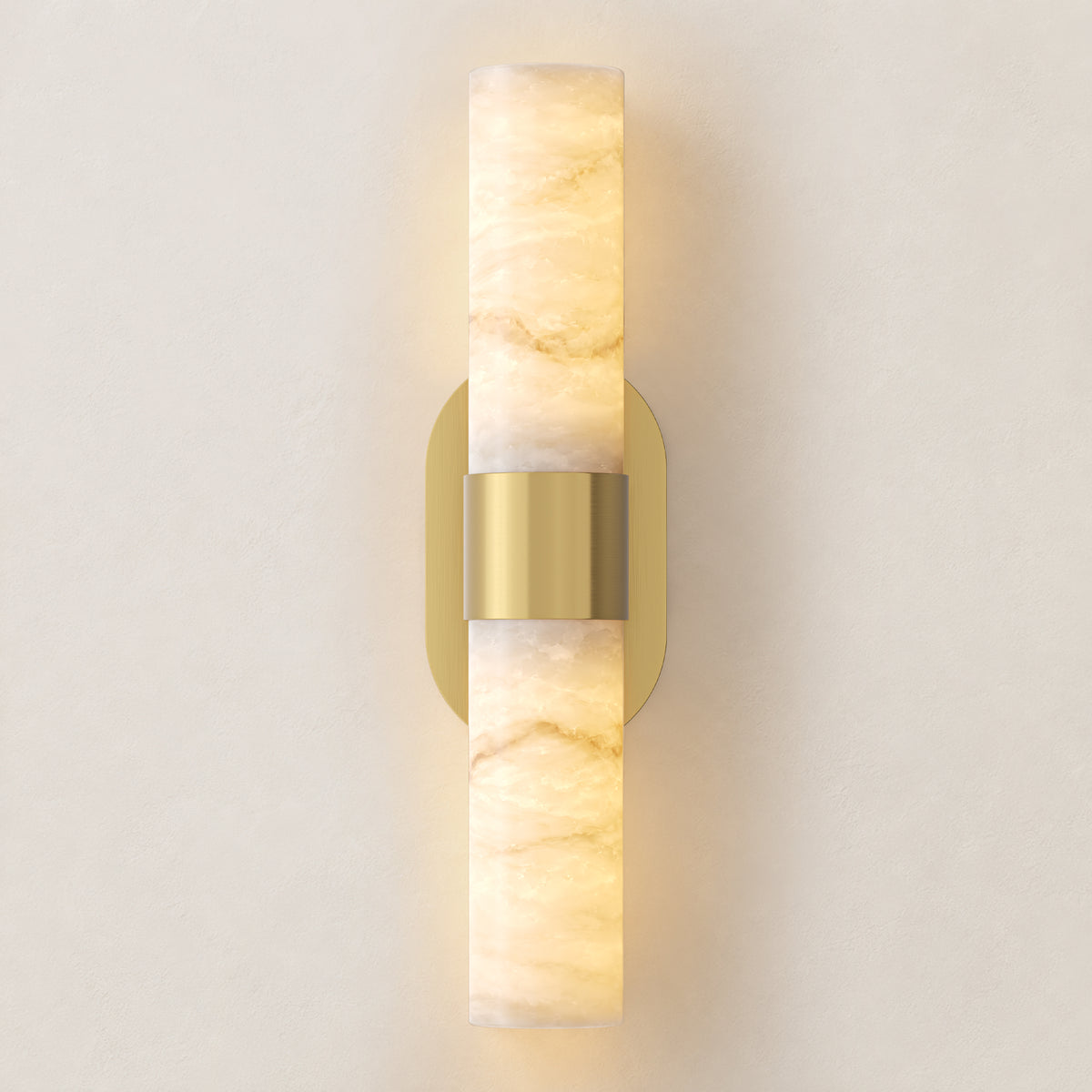 Calyndra Resin Cylinder Wall Sconce 18"-23"H 