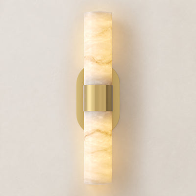 Calyndra Resin Cylinder Wall Sconce 18"-23"H 