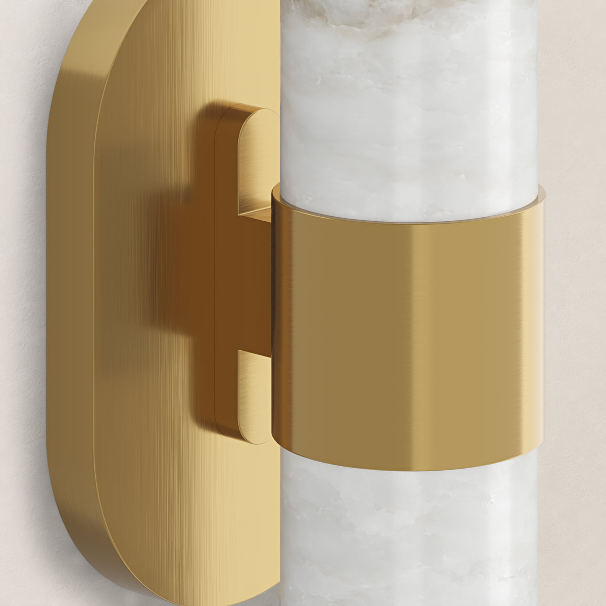 Calyndra Resin Cylinder Wall Sconce 18"-23"H