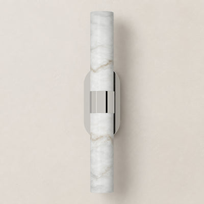 Calyndra Resin Cylinder Wall Sconce 18"-23"H 