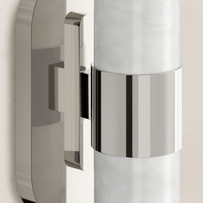 Calyndra Resin Cylinder Wall Sconce 18"-23"H