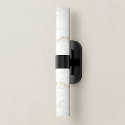 Calyndra Resin Cylinder Wall Sconce 18"-23"H 