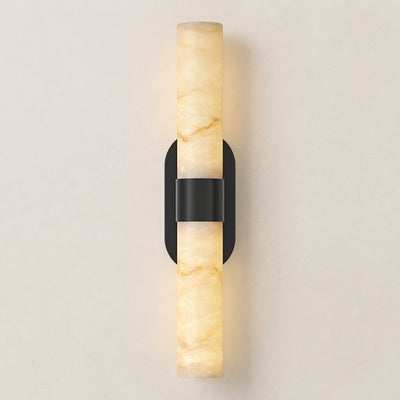 Calyndra Resin Cylinder Wall Sconce 18"-23"H 