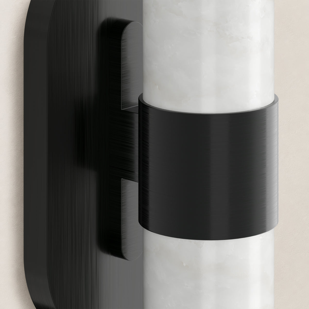 Calyndra Resin Cylinder Wall Sconce 18"-23"H