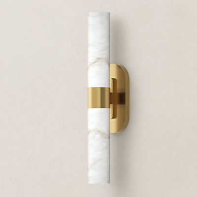 Calyndra Resin Cylinder Wall Sconce 18"-23"H 