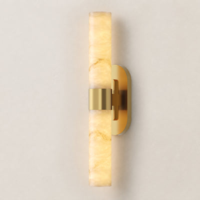 Calyndra Resin Cylinder Wall Sconce 18"-23"H 