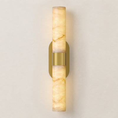Calyndra Resin Cylinder Wall Sconce 18"-23"H 