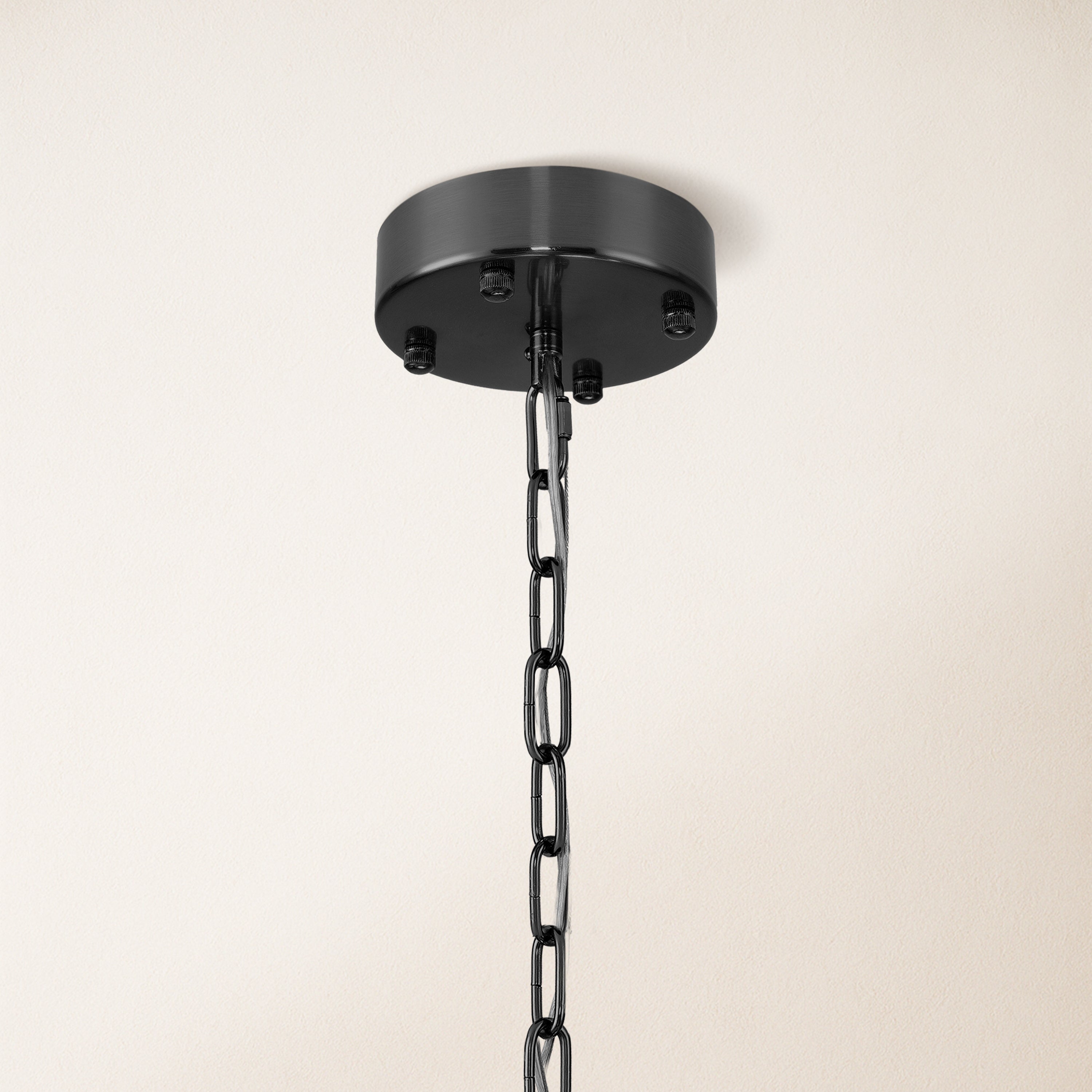 Nivislight Alabaster 2-Tier Round Chandelier 61cm