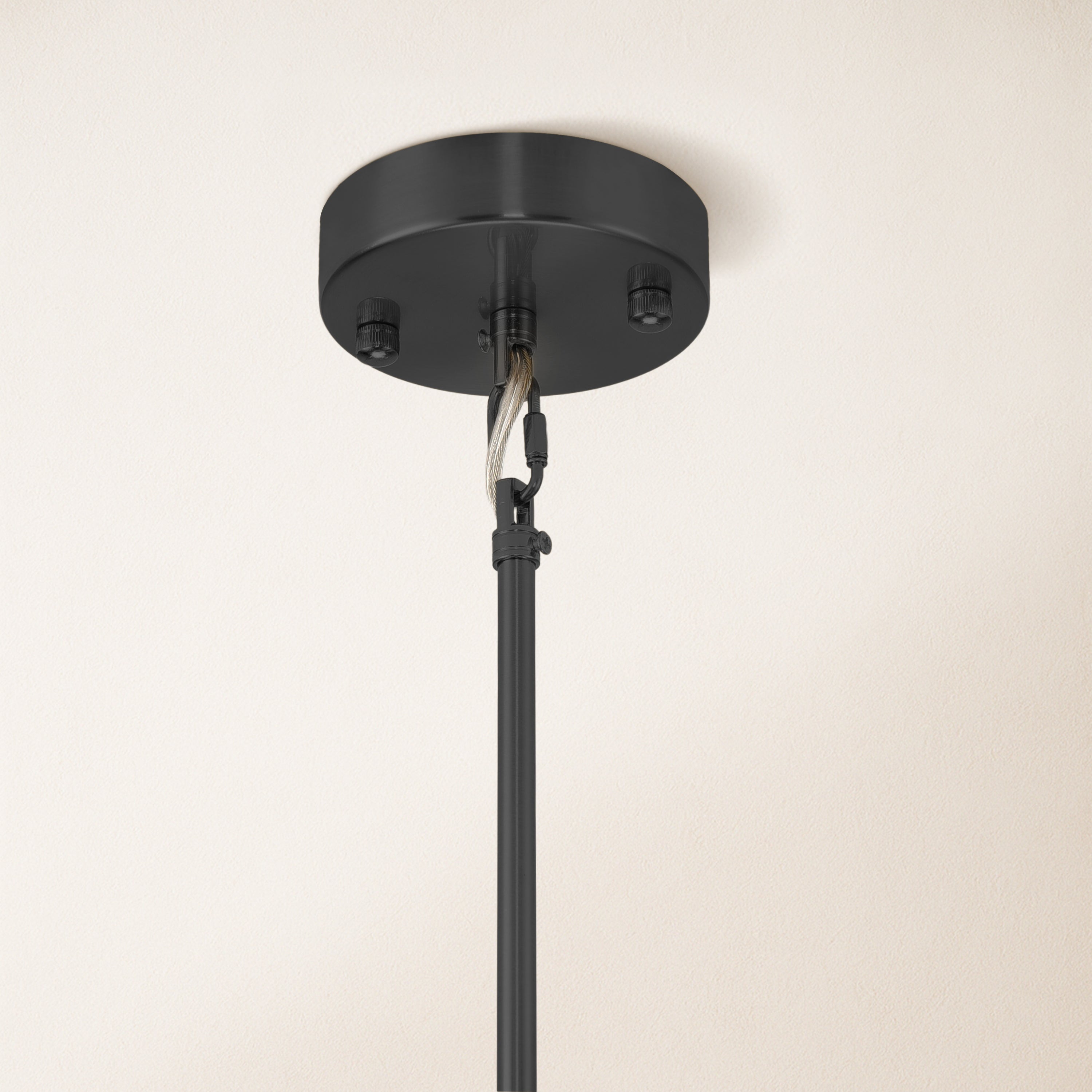 Nivislight Alabaster 2-Tier Round Chandelier 33cm