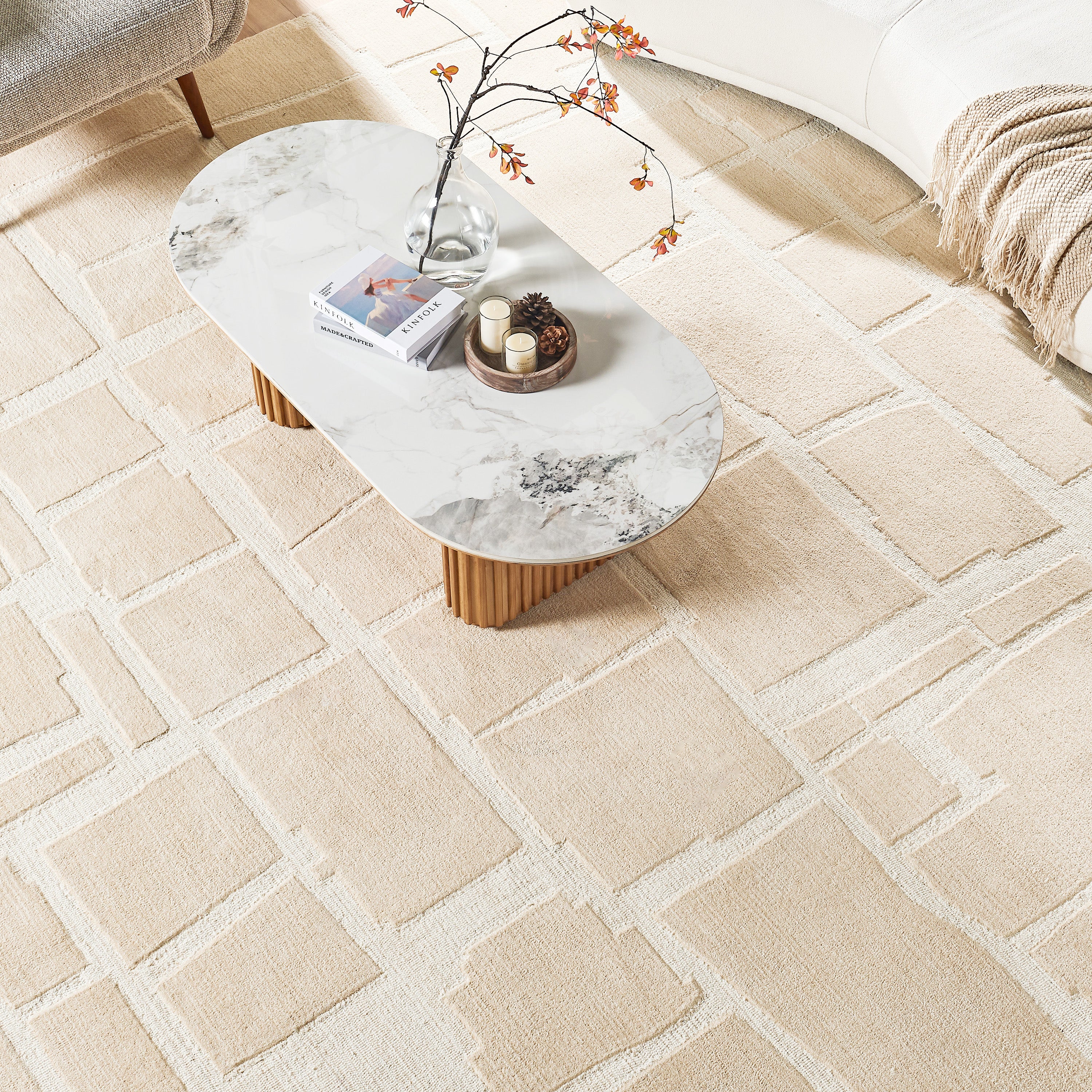 Benson Sketchline Wool-Blend Rug