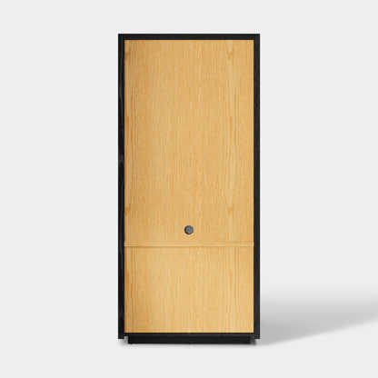 Aurae Arched Bookcase with Cabinet 80"H