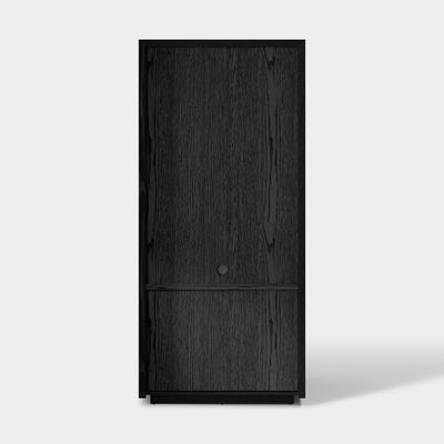 Aurae Arched Bookcase with Cabinet 80"H