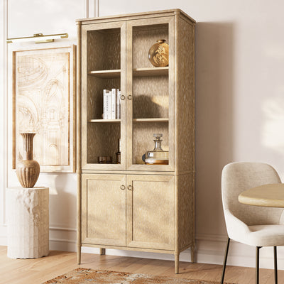Maison Bookcase with Cabinet 36"W