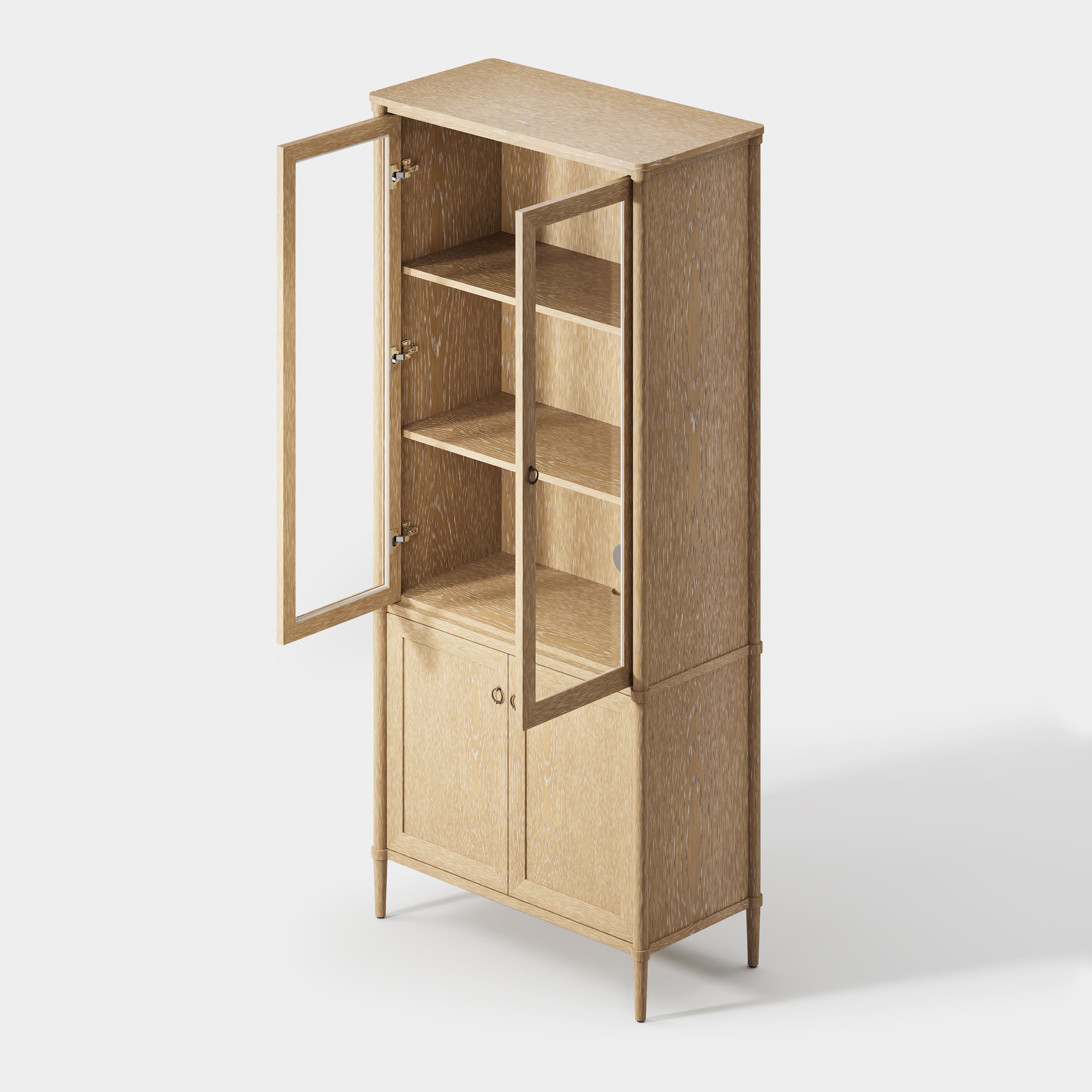 Maison Bookcase with Cabinet 36"W