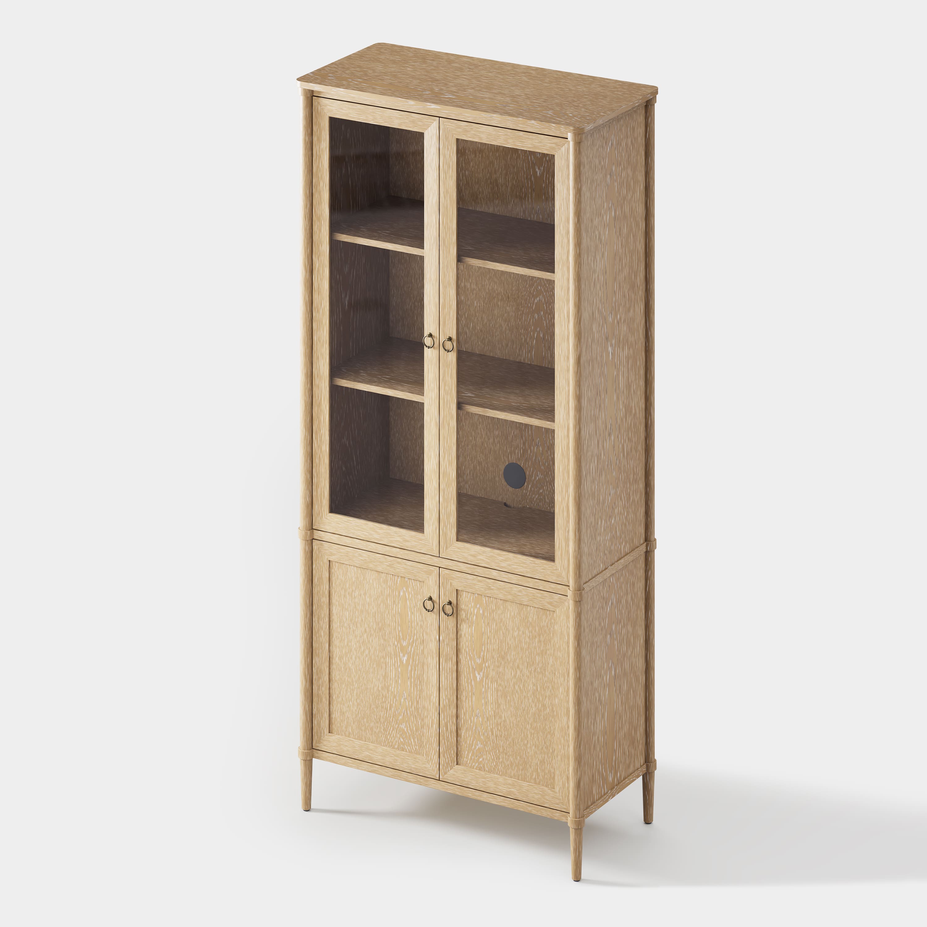 Maison Bookcase with Cabinet 36"W