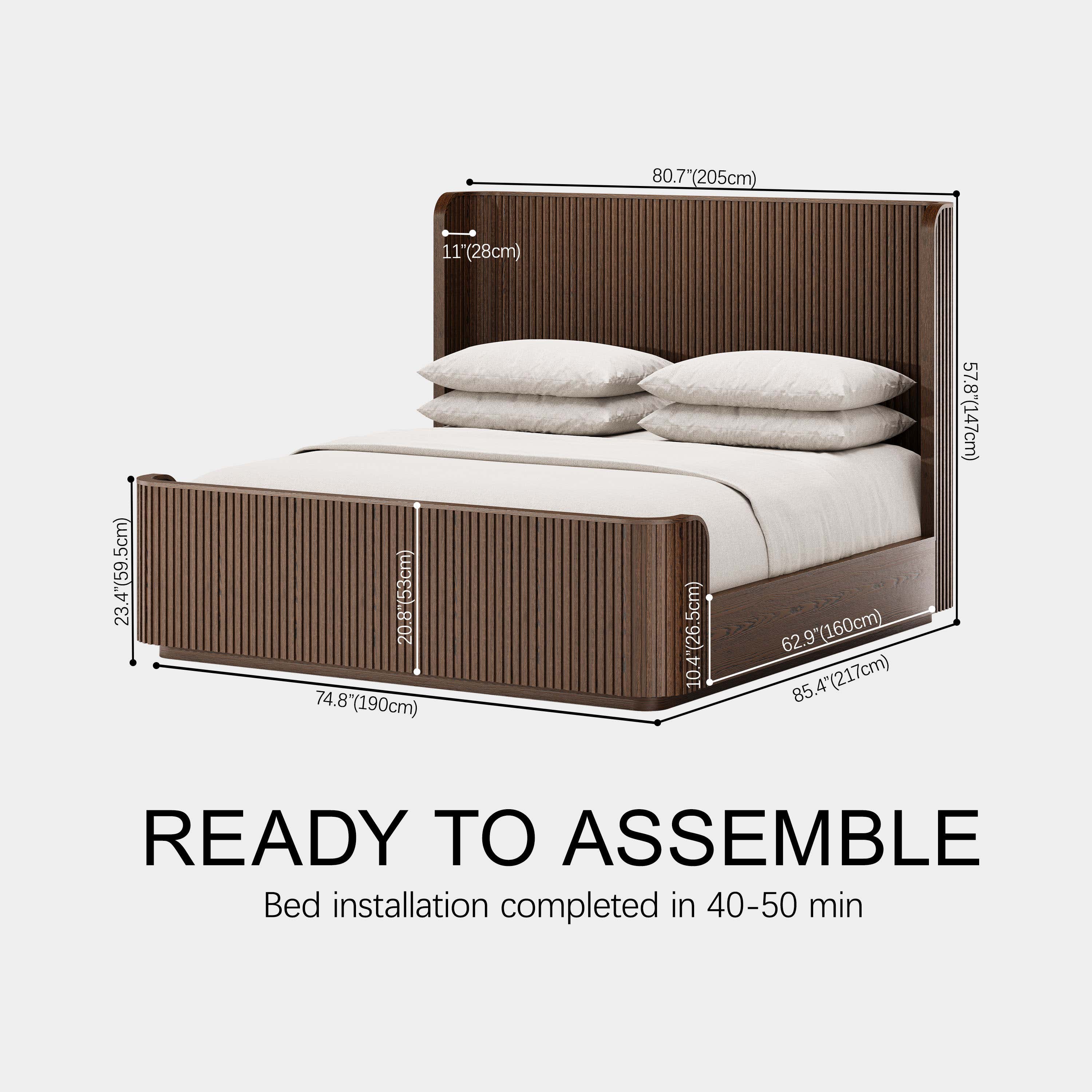 Sinclair Shelter Bed 81"W