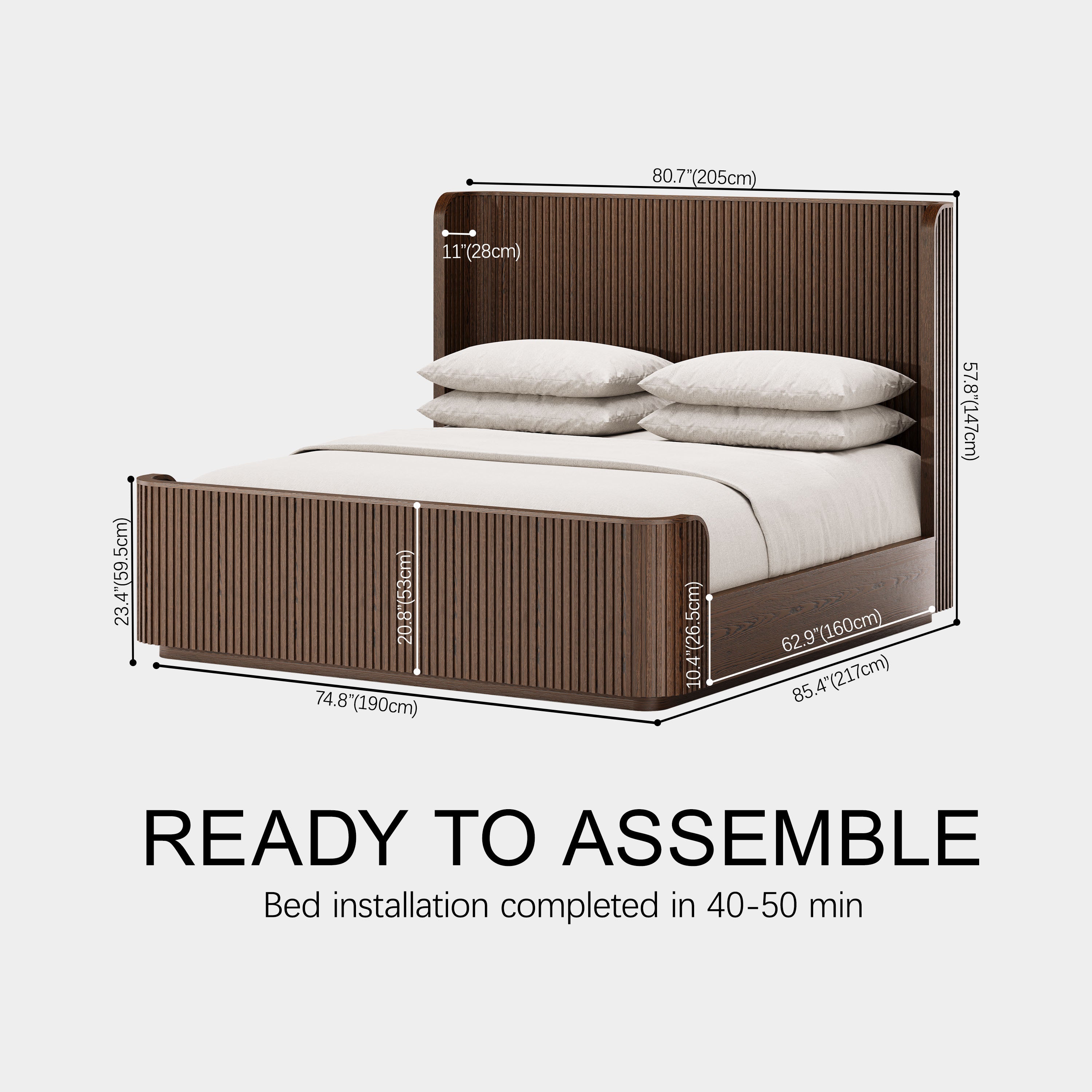 Sinclair Shelter Bed 81"W