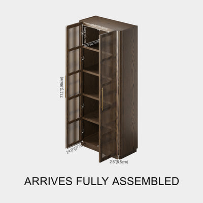 Marais Oak 89" Tall Storage Cabinet