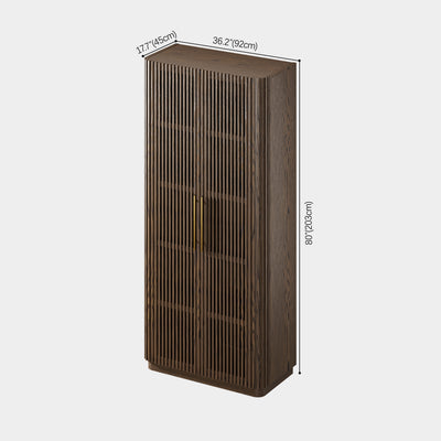 Marais Oak 89" Tall Storage Cabinet