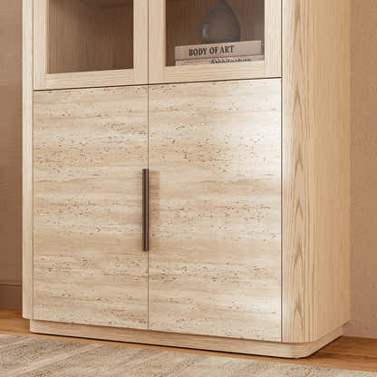 Tivoli Bookcase with Cabinet 89"H