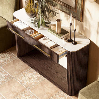 Riley Sintered Stone Console Table 47"W