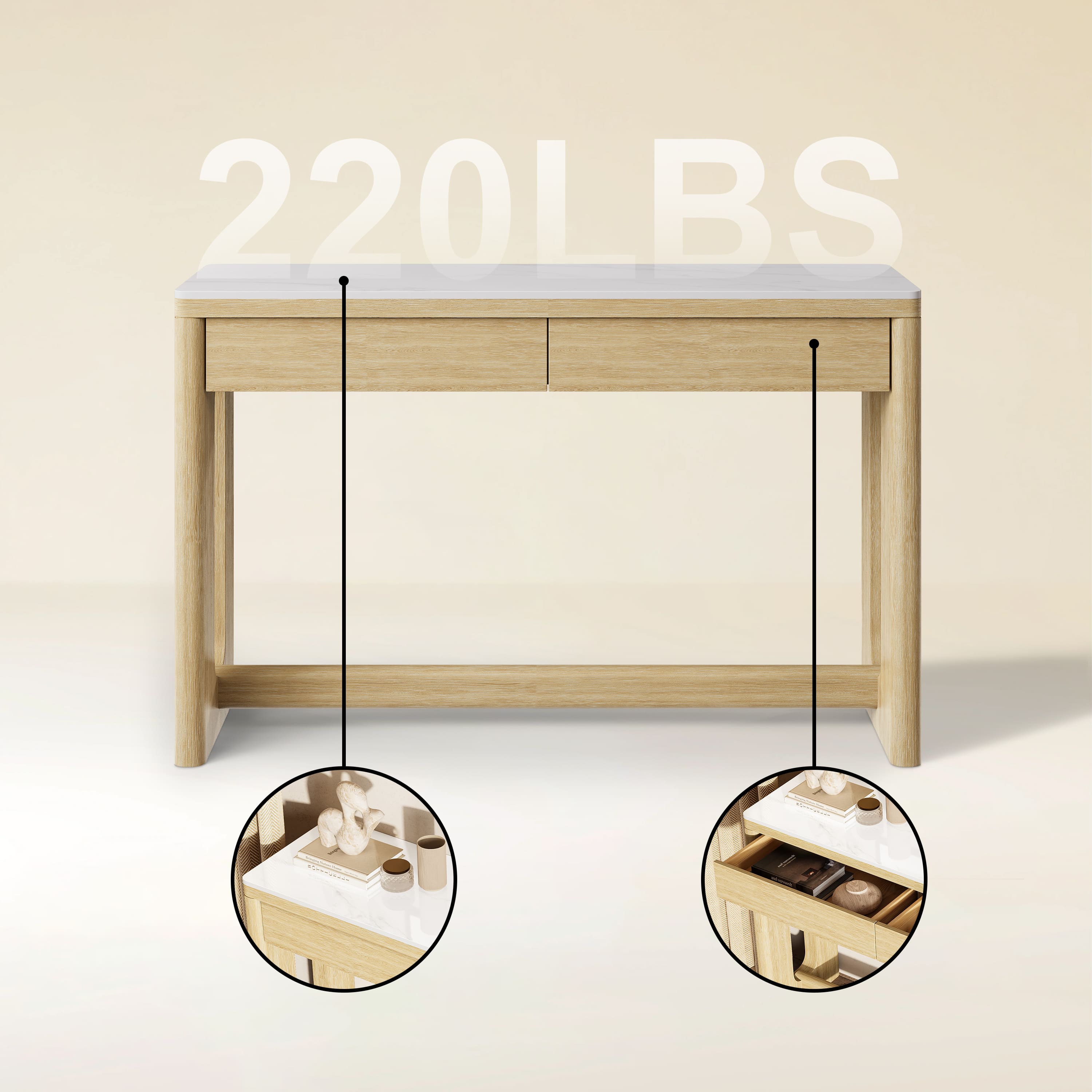 Calma Console Table 47"W