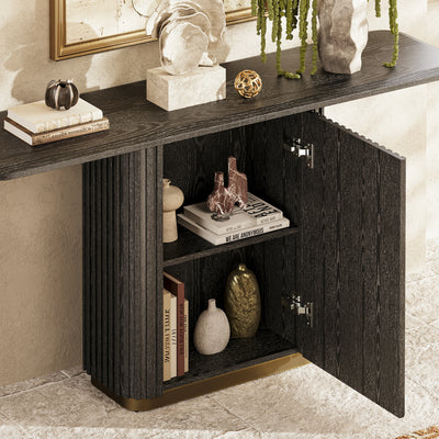 Holton Pedestal Console Table 60"