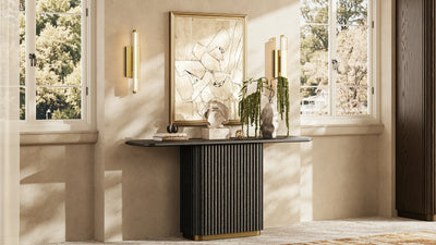 Holton Pedestal Console Table 60"
