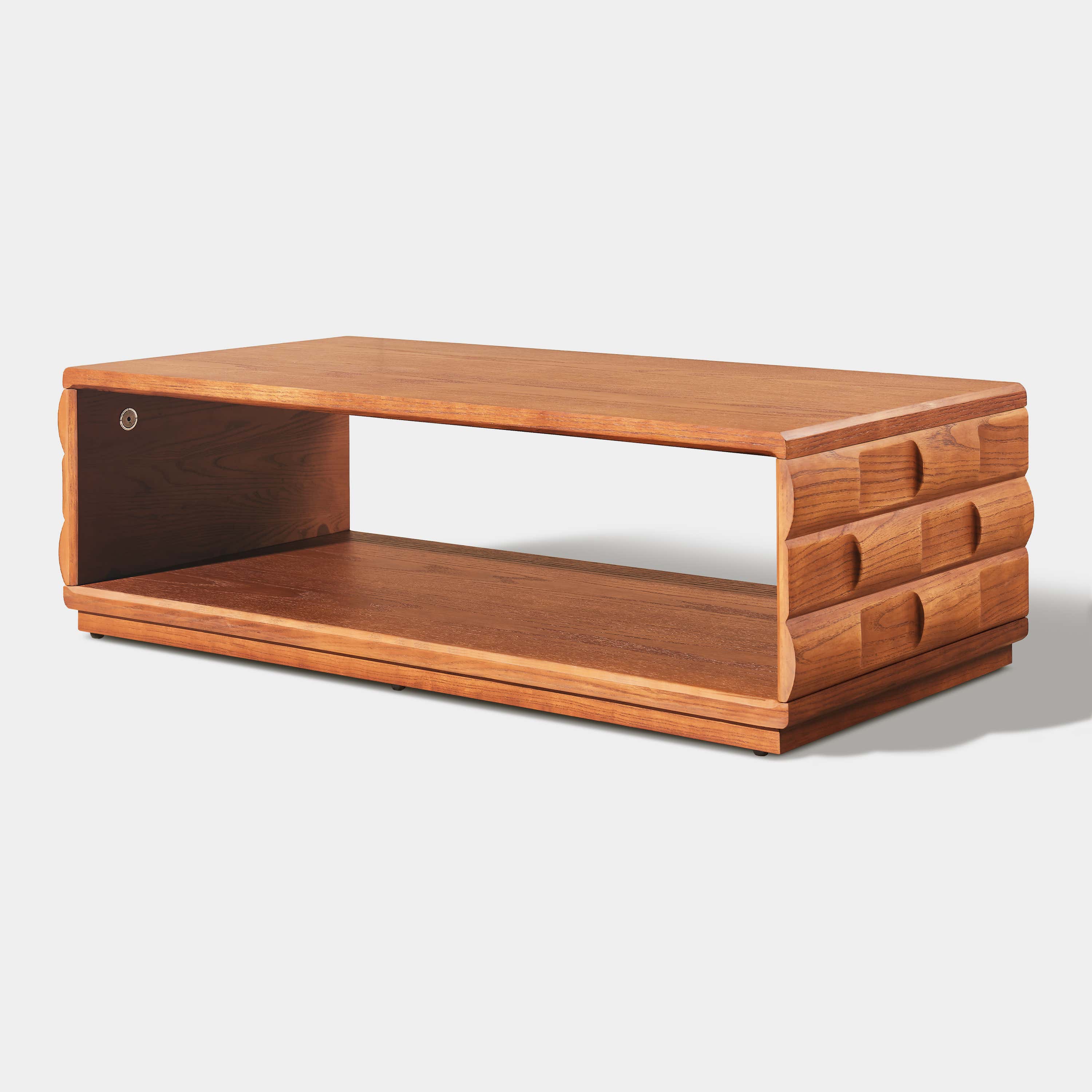 Terra Cube Emboss Coffee Table 46”