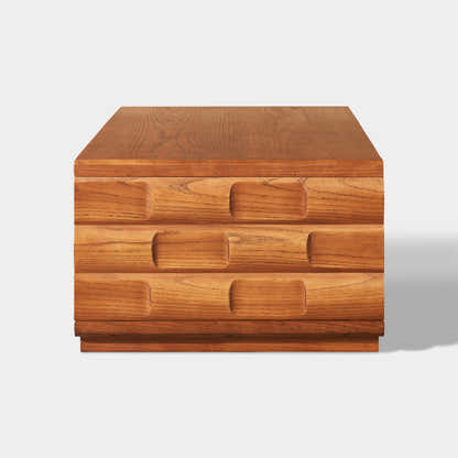 Terra Cube Emboss Coffee Table 46”