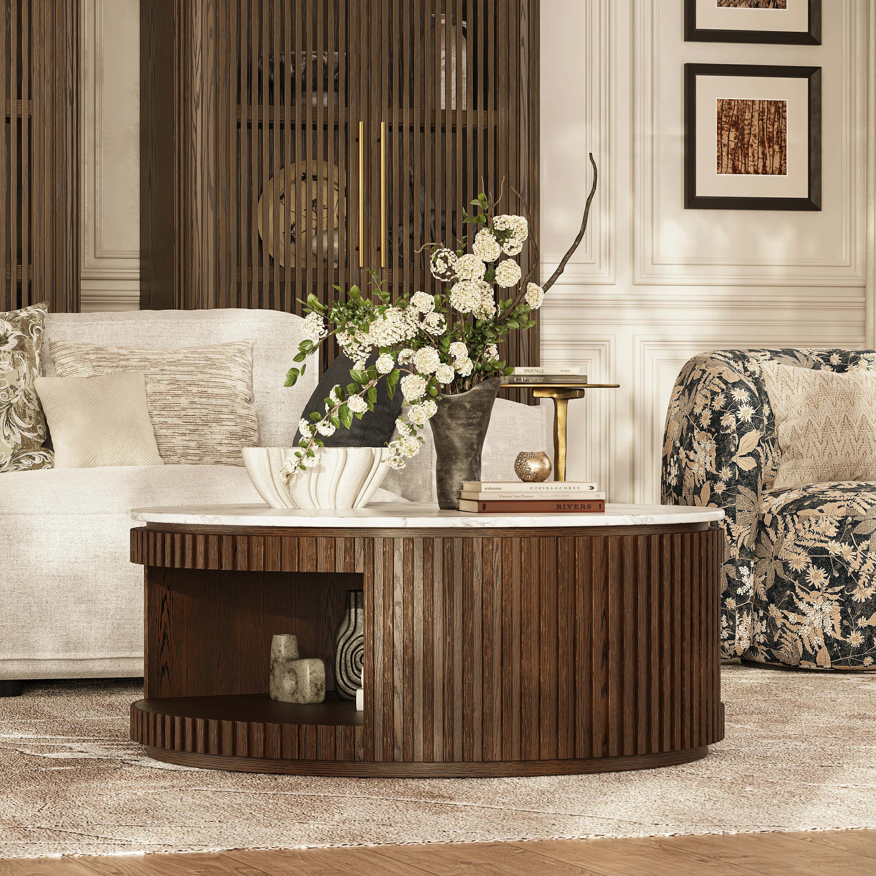 Sledin Round Coffee Table 36"W