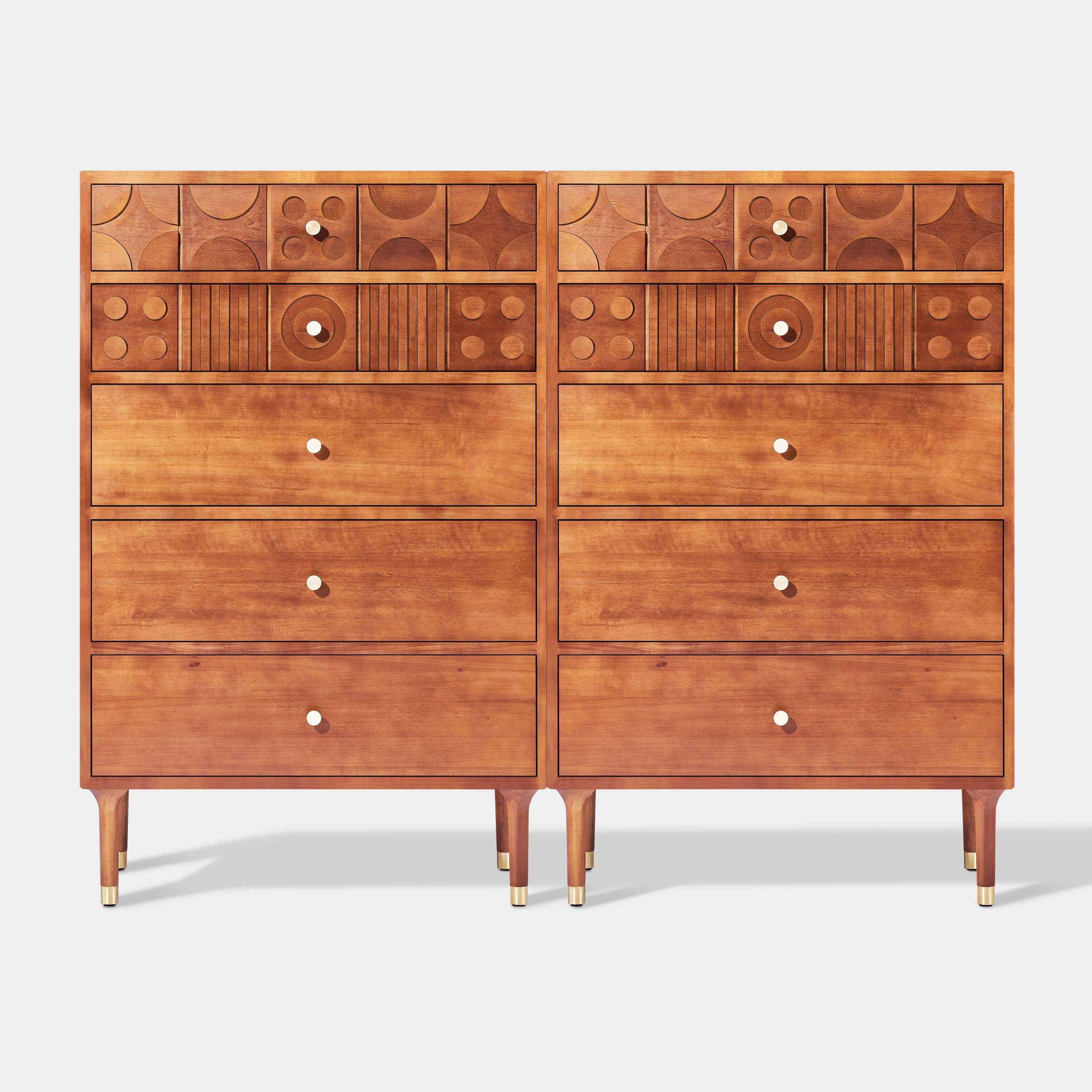 Rive Gauche Poplar 62.9" Solidwood Sideboard