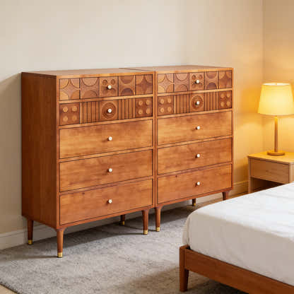 Rive Gauche Poplar 62.9" Solidwood Sideboard