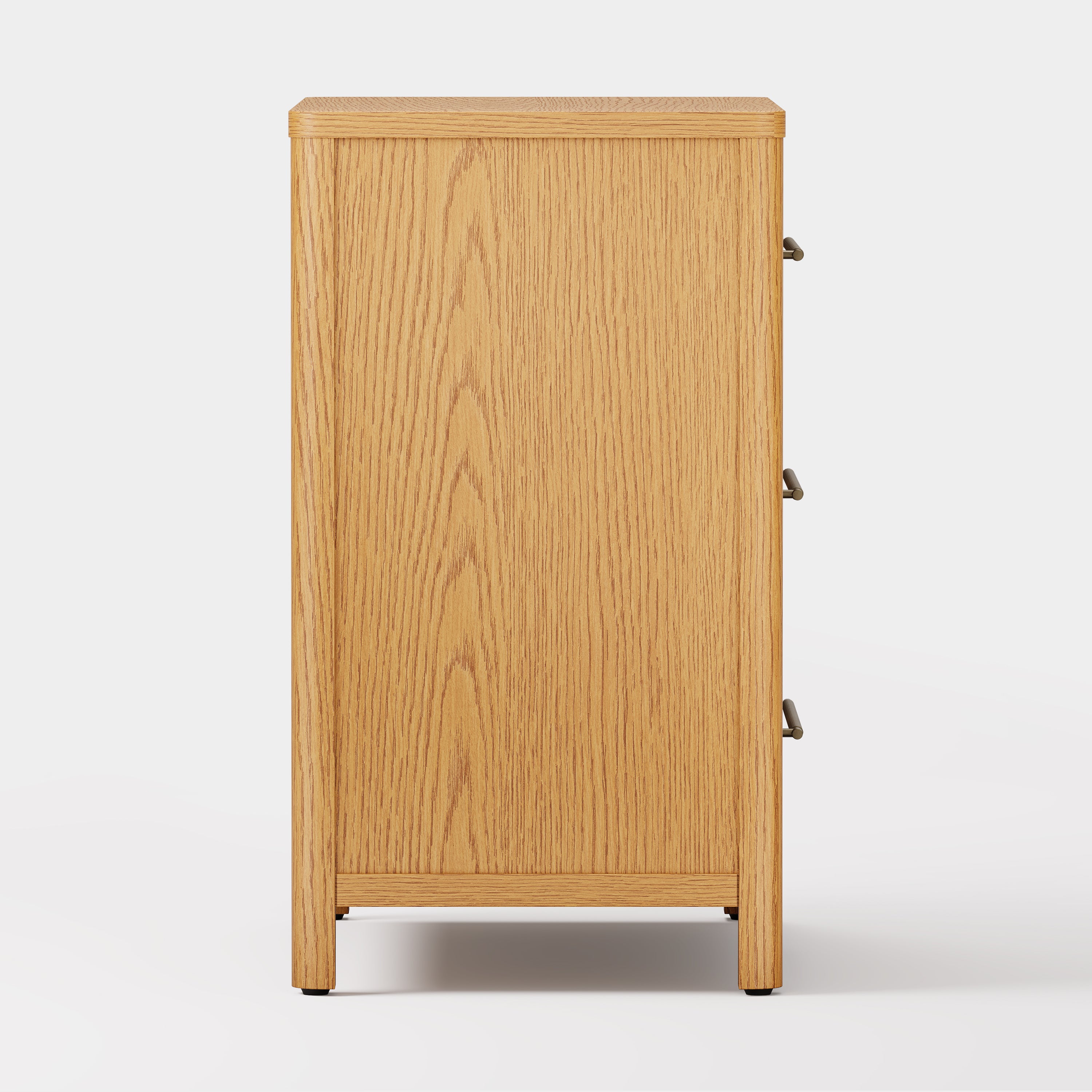 Arden Cane 32" Oak 3-Drawer Chest